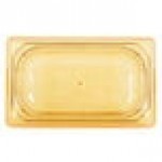 Vollrath 9044410 Super Pan® 1/4 Size Amber High Heat Plastic Food Pan - 4