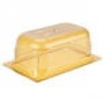 Vollrath 9044410 Super Pan® 1/4 Size Amber High Heat Plastic Food Pan - 4