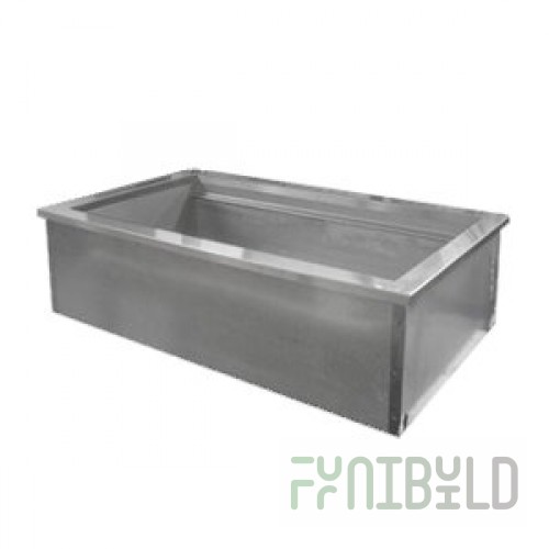 Delfield N8030 Two Pan Drop-In Ice-Cooled Food Well