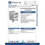 Beverage-Air WTFD27AHC-2-FIP 27