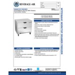 Beverage-Air WTFD36AHC-2-FLT 36