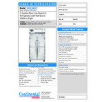 Continental Refrigerator 2RSES-N-SA-HD 36 Continental Refrigerator 2RSES-N-SA-HD 36