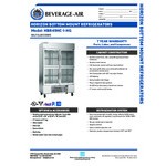 Beverage-Air HBR49HC-1-HG Horizon Series 52