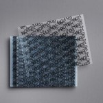 33/400 Black Continuous Thread Flat Customizable Lid with Foam Liner - 100/Pack