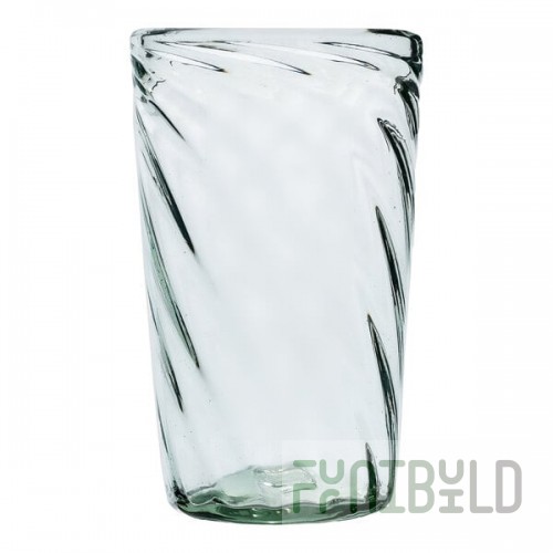 10 Strawberry Street Optic Swirl 16 oz. Cooler Glass - 6/Case