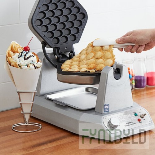 Waring WBW300X Bubble Waffle Maker - 120V, 1200W