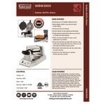 Waring WBW300X Bubble Waffle Maker - 120V, 1200W Waring WBW300X Bubble Waffle Maker - 120V, 1200W