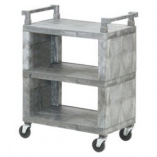 Vollrath 97111 3 Shelf Closed-End Utility Cart - 200 lb. Capacity Vollrath 97111 3 Shelf Closed-End Utility Cart - 200 lb. Capacity