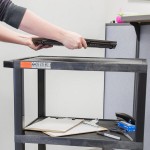 Luxor WT34S Tuffy Black Three Shelf Utility Cart - 24 Luxor WT34S Tuffy Black Three Shelf Utility Cart - 24