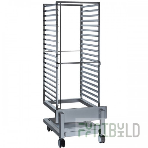 Alto-Shaam 5017976 Roll-In Stainless Steel Bun Pan Rack - 20 Pan