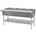 Eagle Group SHT4 Natural Gas Steam Table Four Pan - All Stainless Steel - Open Well Eagle Group SHT4 Natural Gas Steam Table Four Pan - All Stainless Steel - Open Well