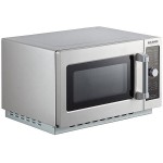 Solwave 1000W Stackable Commercial Microwave with Large 1.2 cu. ft. Interior and Dial Controls - 120V Solwave 1000W Stackable Commercial Microwave with Large 1.2 cu. ft. Interior and Dial Controls - 120V