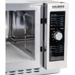 Solwave 1000W Stackable Commercial Microwave with Large 1.2 cu. ft. Interior and Dial Controls - 120V Solwave 1000W Stackable Commercial Microwave with Large 1.2 cu. ft. Interior and Dial Controls - 120V