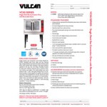 Vulcan VC5GDL Liquid Propane Single Deck Full Size Convection Oven with Legs - 50,000 BTU Vulcan VC5GDL Liquid Propane Single Deck Full Size Convection Oven with Legs - 50,000 BTU