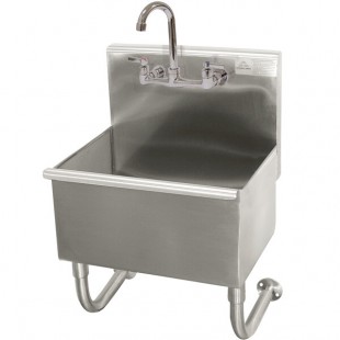 Advance Tabco WSS-14-21-F 16-Gauge Stainless Steel Service Sink with 12
