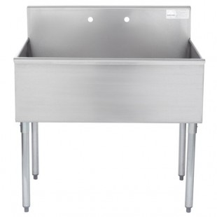 Advance Tabco 4-41-36 One Compartment Stainless Steel Commercial Sink - 36 Advance Tabco 4-41-36 One Compartment Stainless Steel Commercial Sink - 36