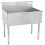 Advance Tabco 4-41-36 One Compartment Stainless Steel Commercial Sink - 36 Advance Tabco 4-41-36 One Compartment Stainless Steel Commercial Sink - 36