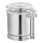 AvaMix Revolution BFP34GY 3 Qt. Gray Batch Bowl Food Processor - 1 hp AvaMix Revolution BFP34GY 3 Qt. Gray Batch Bowl Food Processor - 1 hp