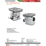 Sirman 211215XD18NA TC #12 Denver Plus Electric Meat Grinder - 120V, 3/4 hp