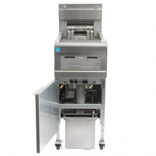 Frymaster FPGL130-2C Liquid Propane 30 lb. Split Pot Floor Fryer - 75,000 BTU