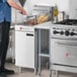 Wolf by Vulcan WF400-1 45-50 lb. Natural Gas Floor Fryer - 120,000 BTU Wolf by Vulcan WF400-1 45-50 lb. Natural Gas Floor Fryer - 120,000 BTU