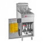 Wolf by Vulcan WF400-1 45-50 lb. Natural Gas Floor Fryer - 120,000 BTU Wolf by Vulcan WF400-1 45-50 lb. Natural Gas Floor Fryer - 120,000 BTU