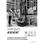Noblelift 2,600 lb. Lithium-Ion Electric Walkie Straddle Stacker with 42 Noblelift 2,600 lb. Lithium-Ion Electric Walkie Straddle Stacker with 42