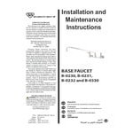 T&S B-0231 Wall Mounted Pantry Faucet with 8