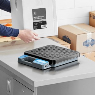 AvaTek RSB100T 100 lb. Digital Receiving Scale with Built-In Handle and Treaded Platter