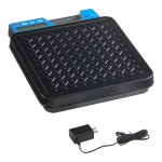 AvaTek RSB100T 100 lb. Digital Receiving Scale with Built-In Handle and Treaded Platter