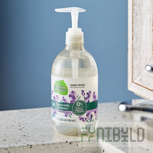 Seventh Generation 22926 Purely Clean 12 oz. Lavender Flower & Mint Hand Soap - 8/Case