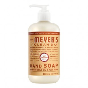 Mrs. Meyer's Clean Day 394908 12.5 oz. Oat Blossom Scented Hand Soap with Pump - 6/Case