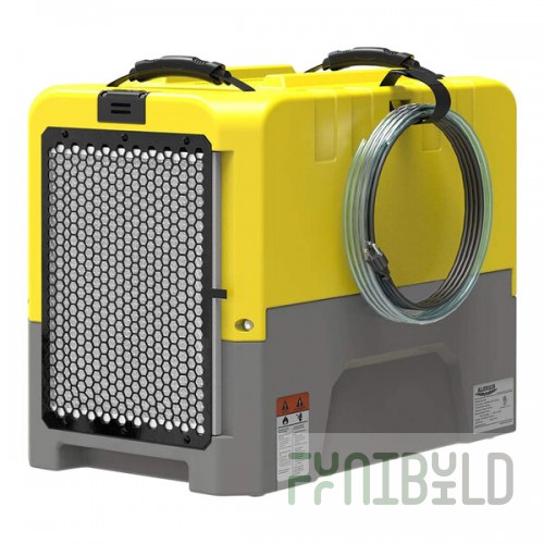 AlorAir Storm Extreme LGR 85 Yellow Smart Wi-Fi Enabled Industrial Commercial Dehumidifier with Pump - 115V