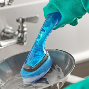 3M Scotch-BriteTM 70007064390 Non-Scratch Soap Dispensing Dish Wand
