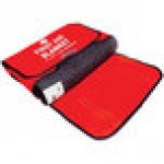 Kemp USA Red First Aid Blanket Bag with 80% Wool Blanket 10-127-BLA
