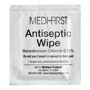 Medi-First 21471 Extra Large Antiseptic Wipes - 20/Box Medi-First 21471 Extra Large Antiseptic Wipes - 20/Box
