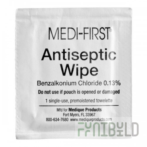 Medi-First 21471 Extra Large Antiseptic Wipes - 20/Box