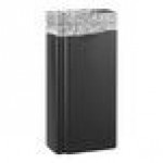 Bobrick Fino B-9279 6 Gallon Surface-Mounted Stainless Steel Trash Can with Satin Finish