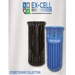 Ex-Cell Kaiser SC-2633 COF Streetscape Coffee Gloss 37 Gallon Round Classic Outdoor Trash Can Ex-Cell Kaiser SC-2633 COF Streetscape Coffee Gloss 37 Gallon Round Classic Outdoor Trash Can