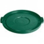 Carlisle 84102109 Bronco 20 Gallon Green Flat Round Trash Can Lid