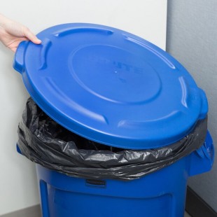 Rubbermaid® 1779731 BRUTE 20 Gallon Blue Round Trash Can Lid Rubbermaid® 1779731 BRUTE 20 Gallon Blue Round Trash Can Lid