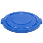 Rubbermaid® 1779731 BRUTE 20 Gallon Blue Round Trash Can Lid