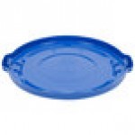 Rubbermaid® 1779731 BRUTE 20 Gallon Blue Round Trash Can Lid