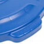 Rubbermaid® 1779731 BRUTE 20 Gallon Blue Round Trash Can Lid
