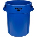 Rubbermaid® 1779731 BRUTE 20 Gallon Blue Round Trash Can Lid