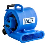 Lavex 3-Speed Compact Air Mover with Telescoping Handle, Wheels, and GFCI Power Outlets - 1/2 hp, 1,200 CFM Lavex 3-Speed Compact Air Mover with Telescoping Handle, Wheels, and GFCI Power Outlets - 1/2 hp, 1,200 CFM