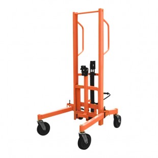 Wesco Industrial Products 880 lb. High-Lift Adjustable Hydraulic Drum Truck with (4) 7 1/2 Wesco Industrial Products 880 lb. High-Lift Adjustable Hydraulic Drum Truck with (4) 7 1/2