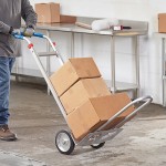 Lavex 500 lb. Aluminum Hand Truck with Foldable Lip