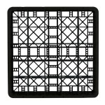 Vollrath TR6 Traex® Full-Size Black 25-Compartment 3 1/4