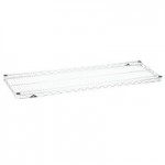 Metro AW21C Super Erecta Chrome Single Level Post-Type Wall Mount Mid Unit for 14